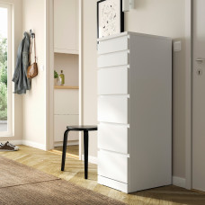 Доставка из Польши ⭐⭐⭐⭐⭐ MALM komoda, 6 szuflad, bialy/lustro, 40x123 cm,ИКЕА-70403593, Евро Икеа Калининград
