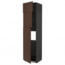 Доставка из Польши METOD w sz d lod z 3 drz, czarny/Sinarp brazowy, 60x60x240 cm ИКЕА-99454577, ЕВРОИКЕА Калининград