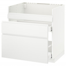 Доставка из Польши METOD szafka pod zlew HAVSEN/3fr/2szu, bialy Maximera/Voxtorp matowy bialy, 80x60 cm ИКЕА-89280592, ЕВРОИКЕА Калининград