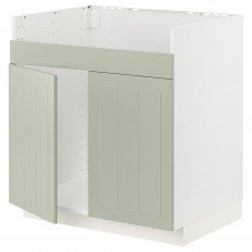Доставка из Польши METOD szafka pod zlew HAVSEN 2kom, bialy/Stensund jasnozielony, 80x60 cm ИКЕА-39487118, ЕВРОИКЕА Калининград