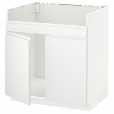 Доставка из Польши METOD szafka pod zlew HAVSEN 2kom, bialy/Voxtorp matowy bialy, 80x60 cm ИКЕА-89468221, ЕВРОИКЕА Калининград