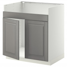 Доставка из Польши METOD szafka pod zlew HAVSEN 2kom, bialy/Bodbyn szary, 80x60 cm ИКЕА-89457939, ЕВРОИКЕА Калининград