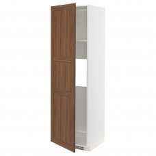 Доставка из Польши METOD W sz n ice or frost с дверцей, белый Enkoping/коричневый орех, 60x60x200 cm ИКЕА-29475173, ЕВРОИКЕА Калининград