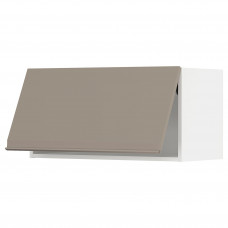 Доставка из Польши METOD szafka sci pozioma z otw przycisk, bialy/Upplov matowy ciemnobezowy, 80x40 cm ИКЕА-89492315, ЕВРОИКЕА Калининград