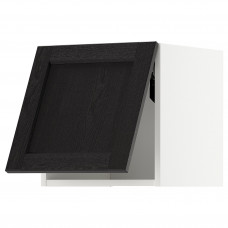 Доставка из Польши METOD szafka sci pozioma z otw przycisk, bialy/Lerhyttan bejcowane na czarno, 40x40 cm ИКЕА-99394404, ЕВРОИКЕА Калининград