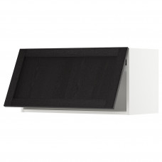 Доставка из Польши METOD szafka sci pozioma z otw przycisk, bialy/Lerhyttan bejcowane na czarno, 80x40 cm ИКЕА-39394464, ЕВРОИКЕА Калининград