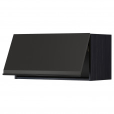 Доставка из Польши METOD szafka sci pozioma z otw przycisk, czarny/Upplov matowy antracyt, 80x40 cm ИКЕА-69495503, ЕВРОИКЕА Калининград