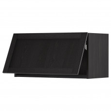 Доставка из Польши METOD szafka sci pozioma z otw przycisk, czarny/Lerhyttan bejcowane na czarno, 80x40 cm ИКЕА-89393773, ЕВРОИКЕА Калининград