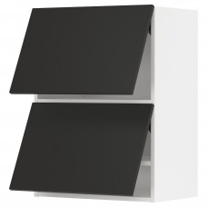 Доставка из Польши METOD szafka pozioma 2 drzwi otw dotyk, bialy/Nickebo matowy antracyt, 60x80 cm ИКЕА-59498333, ЕВРОИКЕА Калининград