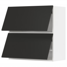 Доставка из Польши METOD szafka pozioma 2 drzwi otw dotyk, bialy/Nickebo matowy antracyt, 80x80 cm ИКЕА-19498636, ЕВРОИКЕА Калининград