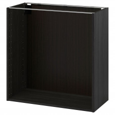 Доставка из Польши METOD obud szafki stoj, imitacja drewna czarny, 80x37x80 cm ИКЕА-90205629, ЕВРОИКЕА Калининград