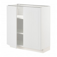 Доставка из Польши METOD szafka stj/polki/2 drzwi, bialy/Stensund bialy, 80x37 cm ИКЕА-99463614, ЕВРОИКЕА Калининград