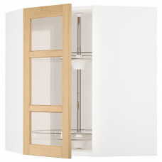 Доставка из Польши METOD nar sza sc z karuzela/szkl drz, bialy/Forsbacka dab, 68x80 cm ИКЕА-89509330, ЕВРОИКЕА Калининград