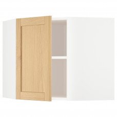 Доставка из Польши METOD narozna szafka scienna z polkami, bialy/Forsbacka dab, 68x60 cm ИКЕА-99509320, ЕВРОИКЕА Калининград