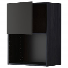 Доставка из Польши METOD szafka sc na mikrofal, czarny/Nickebo matowy antracyt, 60x80 cm ИКЕА-59497574, ЕВРОИКЕА Калининград