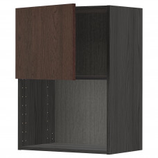 Доставка из Польши METOD szafka sc na mikrofal, czarny/Sinarp brazowy, 60x80 cm ИКЕА-49460340, ЕВРОИКЕА Калининград