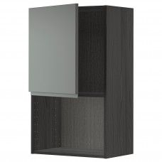 Доставка из Польши METOD szafka sc na mikrofal, czarny/Voxtorp ciemnoszary, 60x100 cm ИКЕА-89464893, ЕВРОИКЕА Калининград