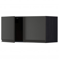 Доставка из Польши METOD szafka sc/2 drzwi, czarny/Upplov matowy antracyt, 80x40 cm ИКЕА-99495455, ЕВРОИКЕА Калининград