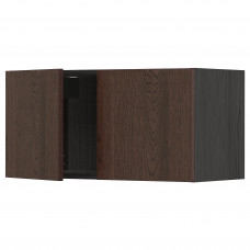 Доставка из Польши METOD szafka sc/2 drzwi, czarny/Sinarp brazowy, 80x40 cm ИКЕА-99469989, ЕВРОИКЕА Калининград