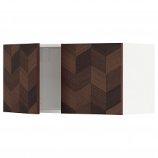 Доставка из Польши METOD szafka sc/2 drzwi, bialy Hasslarp/brazowy wzor, 80x40 cm ИКЕА-09458297, ЕВРОИКЕА Калининград