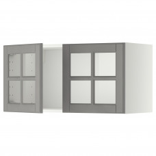 Доставка из Польши METOD szafka scien/2 drzwi szk, bialy/Bodbyn szary, 80x40 cm ИКЕА-99395031, ЕВРОИКЕА Калининград