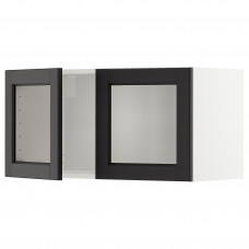Доставка из Польши METOD szafka scien/2 drzwi szk, bialy/Lerhyttan bejcowane na czarno, 80x40 cm ИКЕА-79469103, ЕВРОИКЕА Калининград