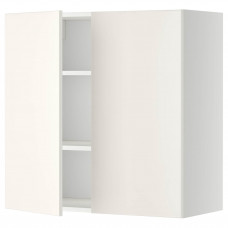 Доставка из Польши METOD szafka scienna z polkami/2 drzwi, bialy/Veddinge bialy, 80x80 cm ИКЕА-39457606, ЕВРОИКЕА Калининград