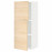 Доставка из Польши METOD szafka scienna z polkami/2 drzwi, bialy/Askersund wzor jasny jesion, 40x100 cm ИКЕА-59467261, ЕВРОИКЕА Калининград