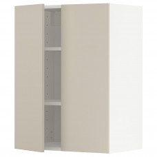 Доставка из Польши METOD szafka scienna z polkami/2 drzwi, bialy/Havstorp bezowy, 60x80 cm ИКЕА-99462469, ЕВРОИКЕА Калининград
