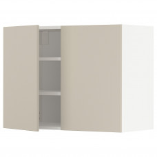 Доставка из Польши METOD szafka scienna z polkami/2 drzwi, bialy/Havstorp bezowy, 80x60 cm ИКЕА-19456815, ЕВРОИКЕА Калининград