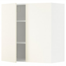 Доставка из Польши METOD szafka scienna z polkami/2 drzwi, bialy/Vallstena bialy, 80x80 cm ИКЕА-39507263, ЕВРОИКЕА Калининград