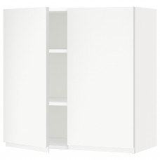 Доставка из Польши METOD szafka scienna z polkami/2 drzwi, bialy/Voxtorp matowy bialy, 80x80 cm ИКЕА-89466613, ЕВРОИКЕА Калининград