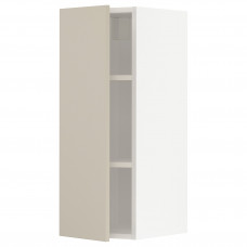 Доставка из Польши METOD szafka scienna z polkami, bialy/Havstorp bezowy, 30x80 cm ИКЕА-79466519, ЕВРОИКЕА Калининград