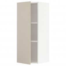 Доставка из Польши METOD szafka scienna z polkami, bialy/Havstorp bezowy, 40x100 cm ИКЕА-39468370, ЕВРОИКЕА Калининград