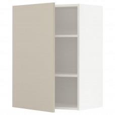 Доставка из Польши METOD szafka scienna z polkami, bialy/Havstorp bezowy, 60x80 cm ИКЕА-69454625, ЕВРОИКЕА Калининград