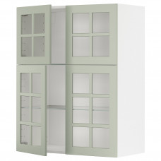 Доставка из Польши METOD sza sc z pol/4 szkl drz, bialy/Stensund jasnozielony, 80x100 cm ИКЕА-59486801, ЕВРОИКЕА Калининград