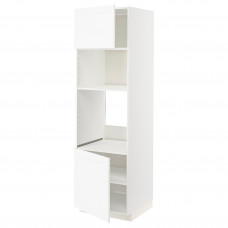 Доставка из Польши METOD sza st wys pie/mikr 2dr/pol, bialy Enkoping/bialy imitacja drewna, 60x60x200 cm ИКЕА-69473544, ЕВРОИКЕА Калининград