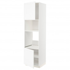 Доставка из Польши METOD sza st wys pie/mikr 2dr/pol, bialy Enkoping/bialy imitacja drewna, 60x60x220 cm ИКЕА-39473545, ЕВРОИКЕА Калининград