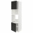 Доставка из Польши METOD sza st wys pie/mikr 2dr/pol, bialy/Nickebo matowy antracyt, 60x60x220 cm ИКЕА-09497595, ЕВРОИКЕА Калининград