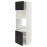 Доставка из Польши METOD sza st wys pie/mikr 2dr/pol, bialy/Upplov matowy antracyt, 60x60x200 cm ИКЕА-69493250, ЕВРОИКЕА Калининград