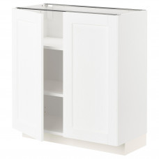 Доставка из Польши METOD szafka stj/polki/2 drzwi, bialy Enkoping/bialy imitacja drewna, 80x37 cm ИКЕА-09473373, ЕВРОИКЕА Калининград