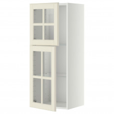 Доставка из Польши METOD sza sc pol/2 szkl drz, bialy/Bodbyn kremowy, 40x100 cm ИКЕА-09394984, ЕВРОИКЕА Калининград