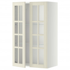 Доставка из Польши METOD sza sc pol/2 szkl drz, bialy/Bodbyn kremowy, 60x100 cm ИКЕА-49394982, ЕВРОИКЕА Калининград