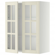 Доставка из Польши METOD sza sc pol/2 szkl drz, bialy/Bodbyn kremowy, 60x80 cm ИКЕА-89394980, ЕВРОИКЕА Калининград