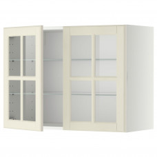 Доставка из Польши METOD sza sc pol/2 szkl drz, bialy/Bodbyn kremowy, 80x60 cm ИКЕА-09394979, ЕВРОИКЕА Калининград