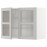 Доставка из Польши METOD sza sc pol/2 szkl drz, bialy/Lerhyttan jasnoszary, 80x60 cm ИКЕА-69459680, ЕВРОИКЕА Калининград