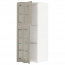 Доставка из Польши METOD sza sc pol/2 szkl drz, bialy/Stensund bezowy, 40x100 cm ИКЕА-49460528, ЕВРОИКЕА Калининград