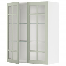 Доставка из Польши METOD sza sc pol/2 szkl drz, bialy/Stensund jasnozielony, 80x100 cm ИКЕА-59487141, ЕВРОИКЕА Калининград