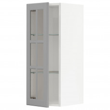 Доставка из Польши METOD sza sc pol/szkl drz, bialy/Bodbyn szary, 30x80 cm ИКЕА-79394966, ЕВРОИКЕА Калининград