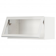 Доставка из Польши METOD sza sci poziom/szkl drzw, bialy/Hejsta biale szklo przezroczyste, 80x40 cm ИКЕА-19490584, ЕВРОИКЕА Калининград